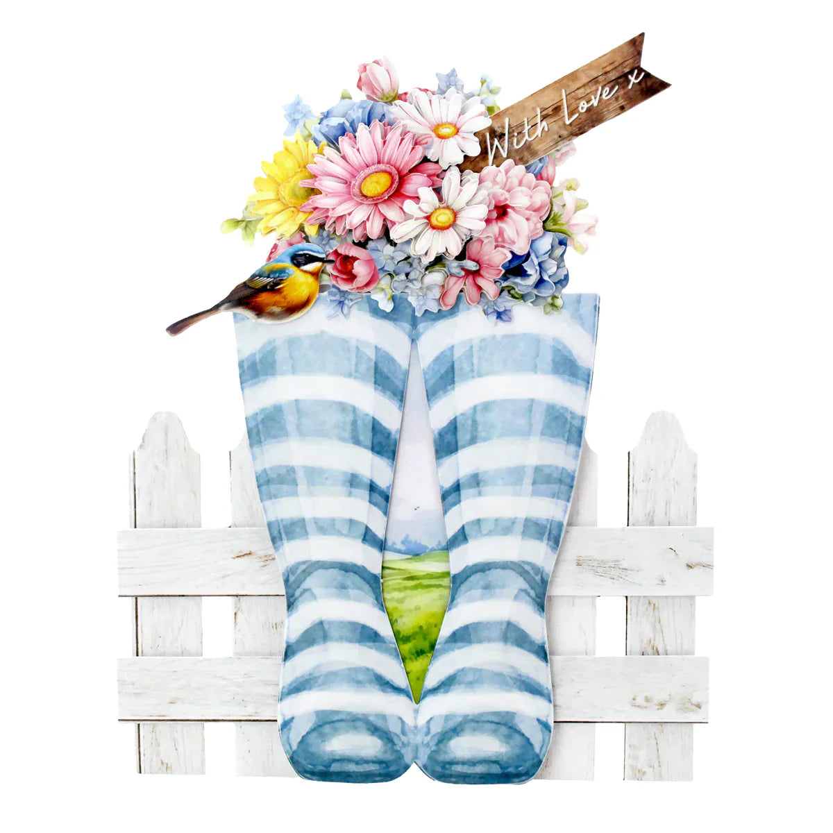 Découpage Découpé – Bouquets & Oiseaux (lot de 3)
