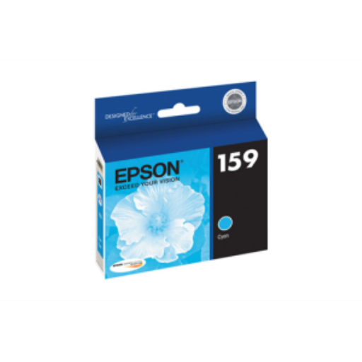 T159220 Epson 159 UltraChrome HI-Gloss 2 Gloss Cyan Original Ink Cartridge
