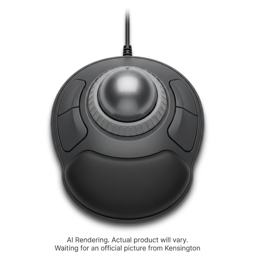 Souris Trackball Orbit avec anneau de défilement, gris