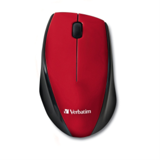 Souris sans fil Verbatim LED bleue (Rouge)