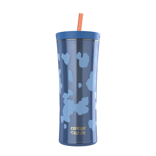 Contigo x Ally Love Streeterville AUTOCLOSE Shake & Go Tumbler, 20 oz (591 mL), Stellar Jay