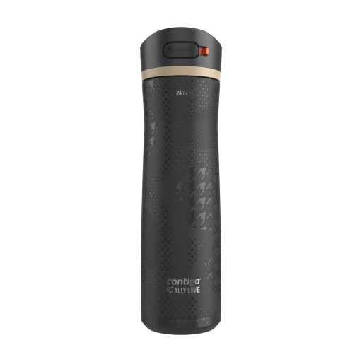 Bouteille d'eau isotherme en acier inoxydable Contigo x Ally Love Ashland Chill 2.0 avec couvercle AUTOSPOUT, 709 ml (24 oz), réglisse