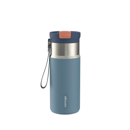 Contigo Gourde enfant double ouverture avec sangle, 470 ml – Cuivre Horizon – Adolescent