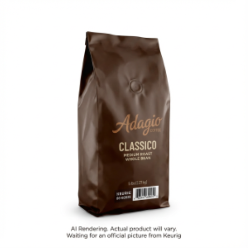 Adagio Coffee Whole Bean - Adag Rs Classico Med Rst Beans 5Lb