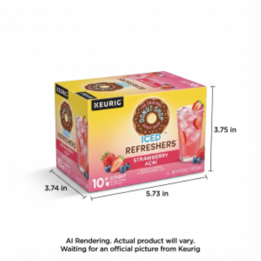 Donut Shop Coffee Single Serve - Dshp Kcup Strbry Rfrshr 10Ct Ca