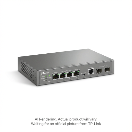 Commutateur géré Omada Pro 4 ports PoE++ 10GE L2+