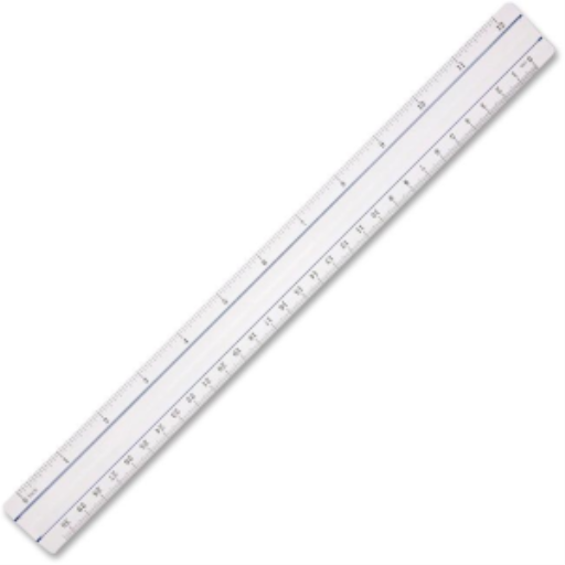 Règle loupe de 30 cm/12 po