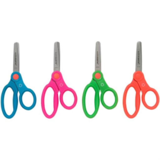 KleenEarth® Antimicrobial Kids Scissors 5" Blunt - Asst. colours /
Ciseaux antimicrobiens KleenEarth® pour enfant, à bouts ronds de 5 po - couleurs assorties