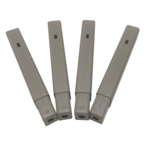 (CUSMA form attached) PLASTICO 4 EXTRA LEGS TO BUILD A 4 TIER BOOT RACK LIGHT GREY COLOR