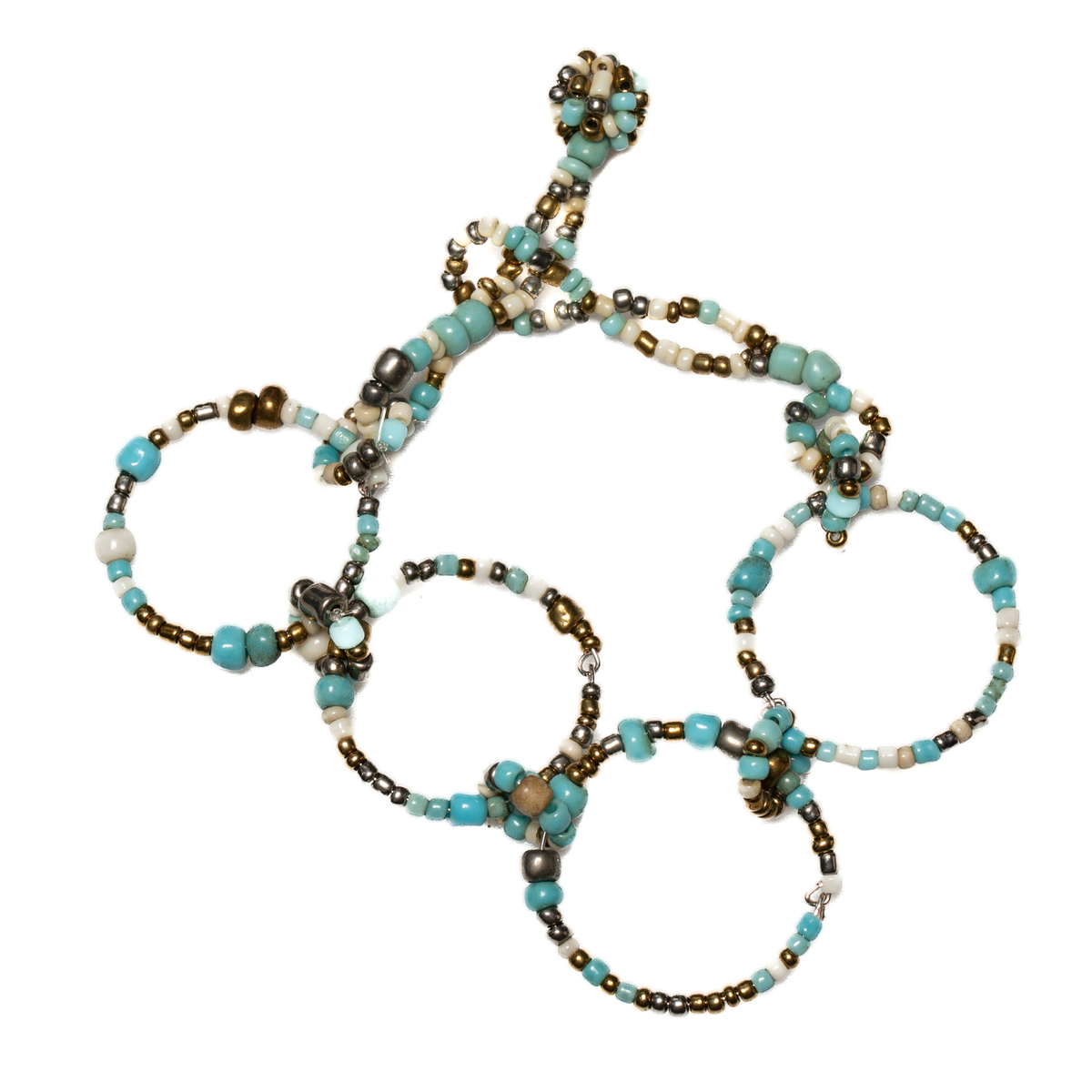 Beaded Hoop Bracelet