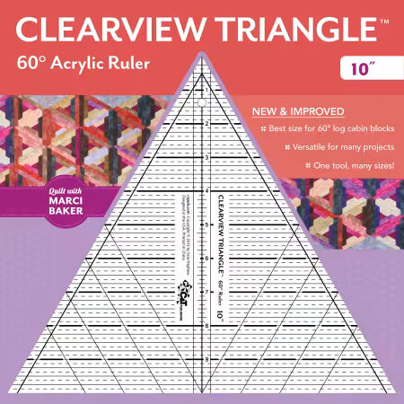 Règle Clearview Triangle 60" 10 po