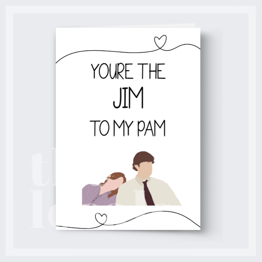 Carte de vœux Mon Jim pour ma Pam
