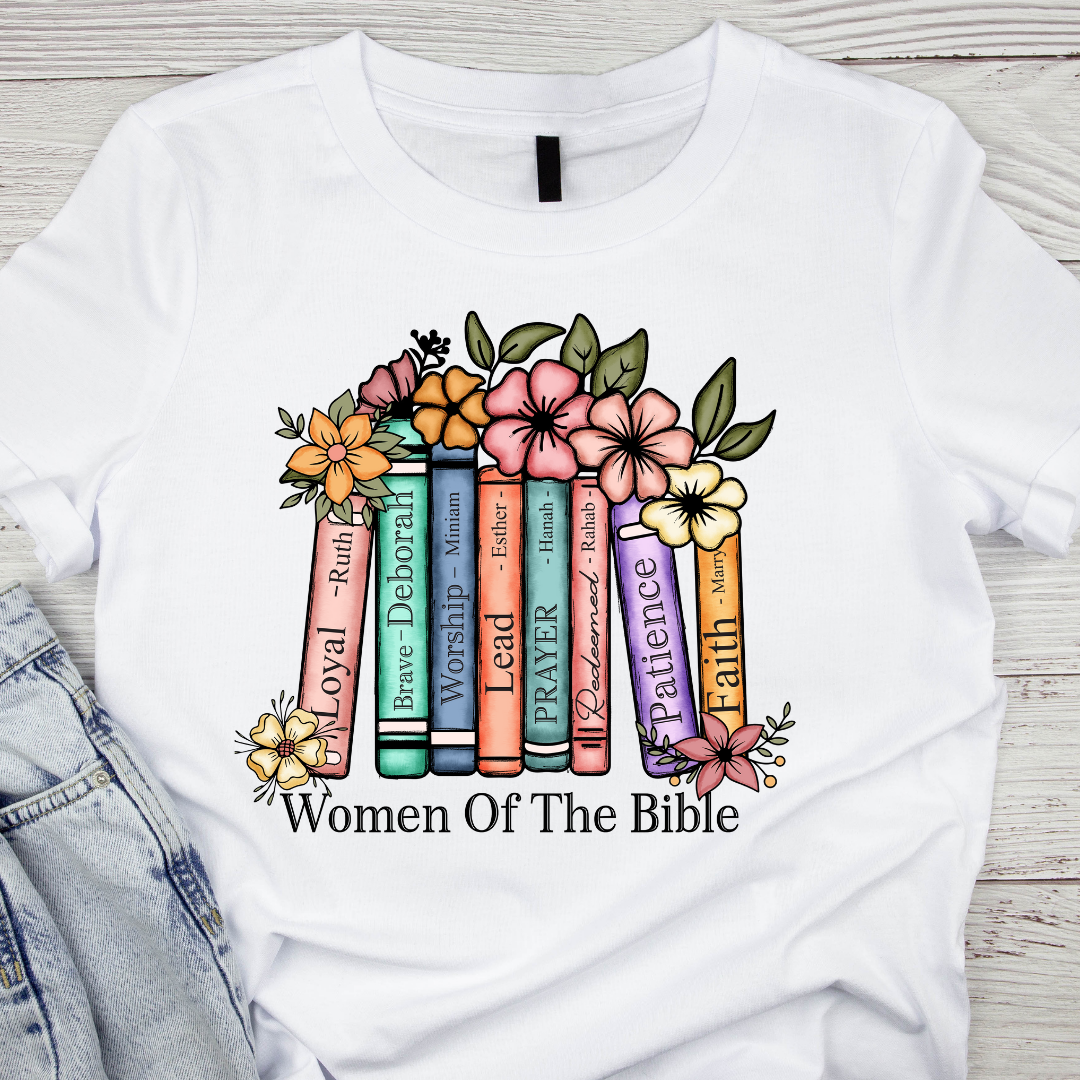 TRANSFERT UV DTF/DTF Femmes de la Bible