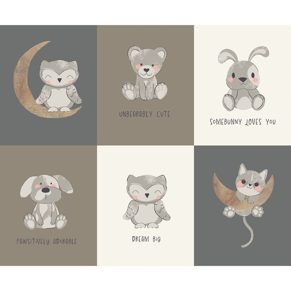 Sweet Lullaby par Ivy Jayne Designs - Panneau