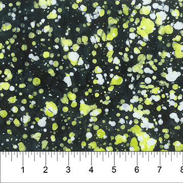 Banyan Batiks - Bamboo Pavilion - Noir/Vert Moucheté - 80774-51