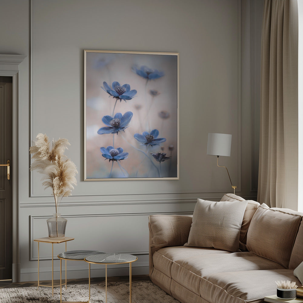 Art mural Cosmos bleu