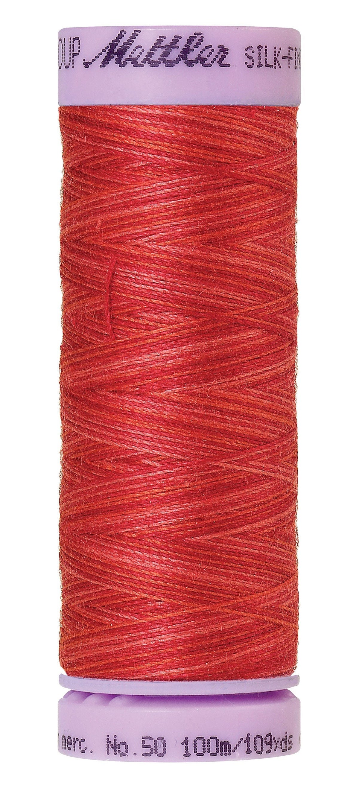 Fil de coton mécérisé Mettler Silk-Finish 50wt, 100 m, coloris Strawberry