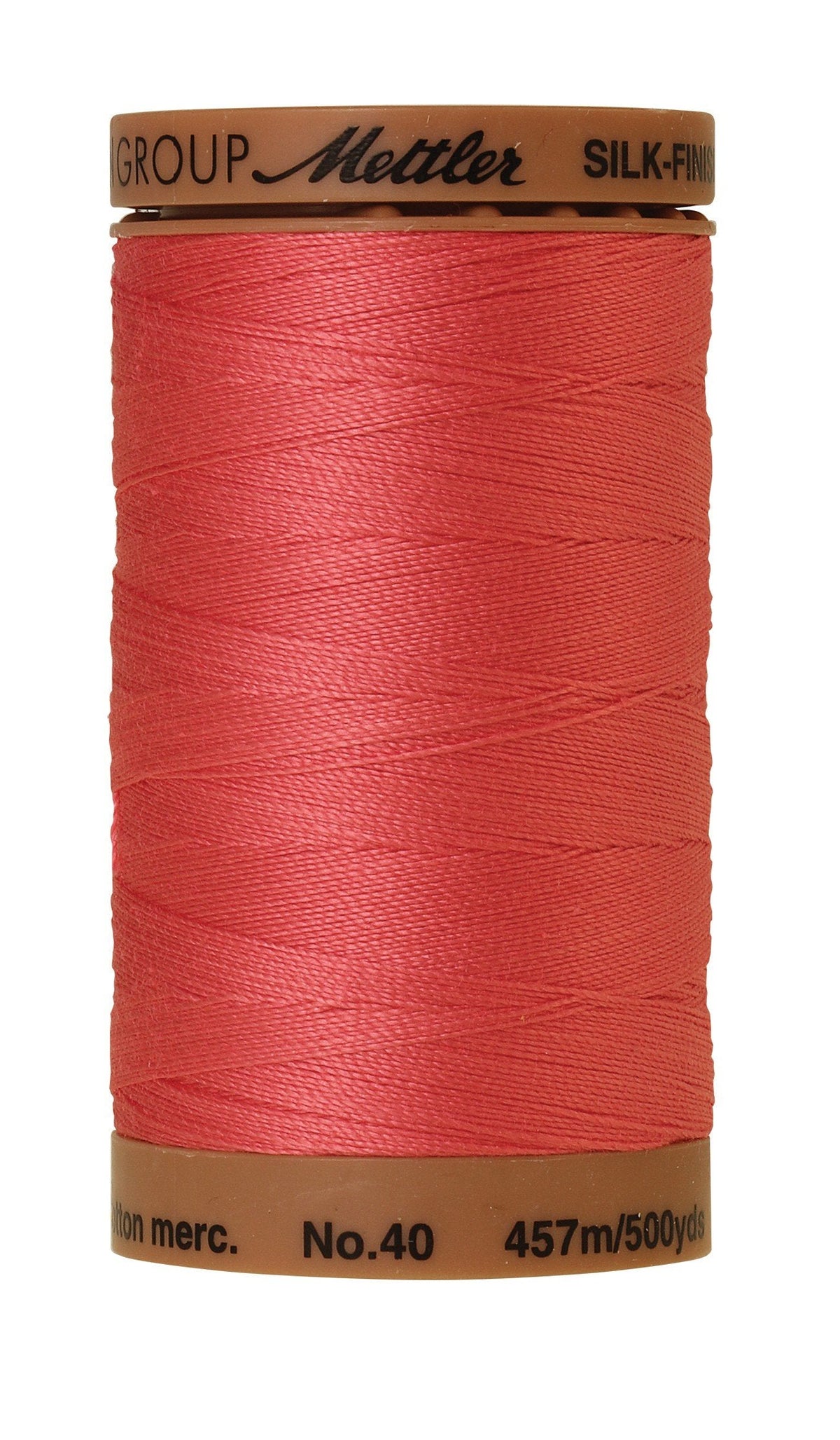 Fil de coton solide Mettler Silk-Finish 40wt 500yd/457M Kaki