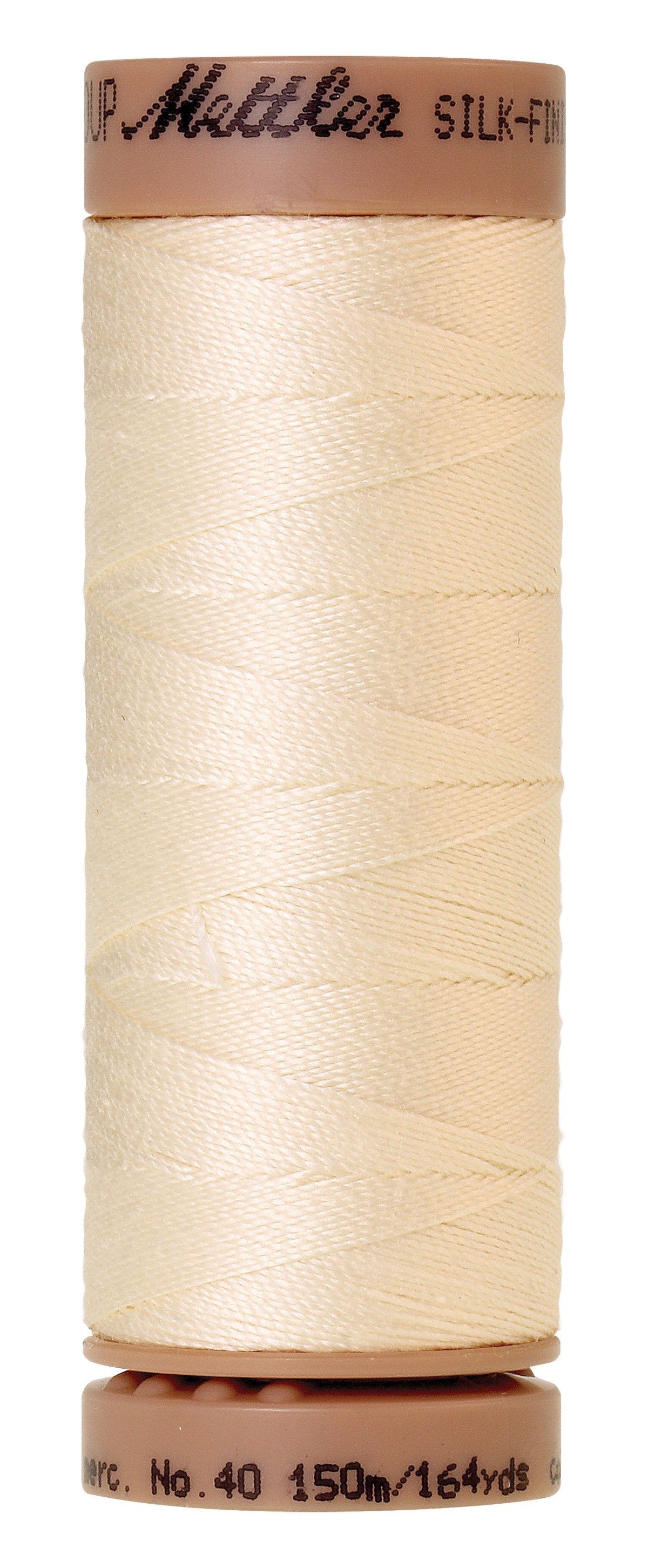 Mettler Silk-Finish 40wt Solid Cotton Thread 164yd/150M Muslin