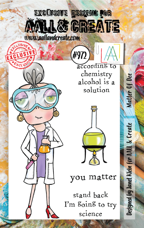 AALL and Create #972 - Jeu de tampons A7 - Question de Dee