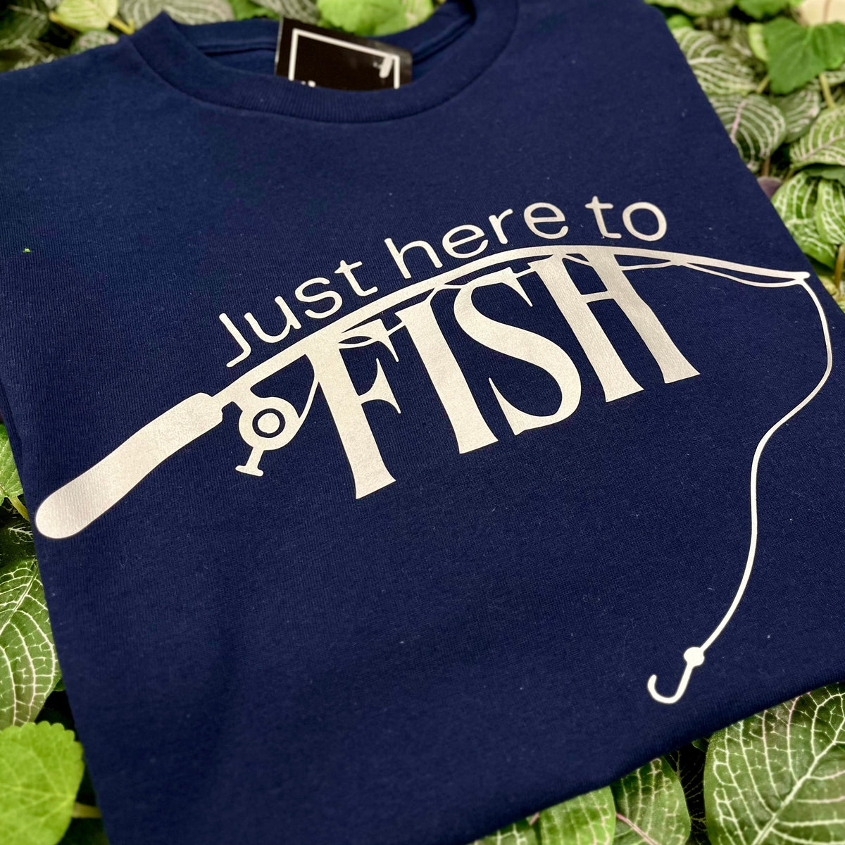 Juste ici pour pêcher - T-shirt à manches longues