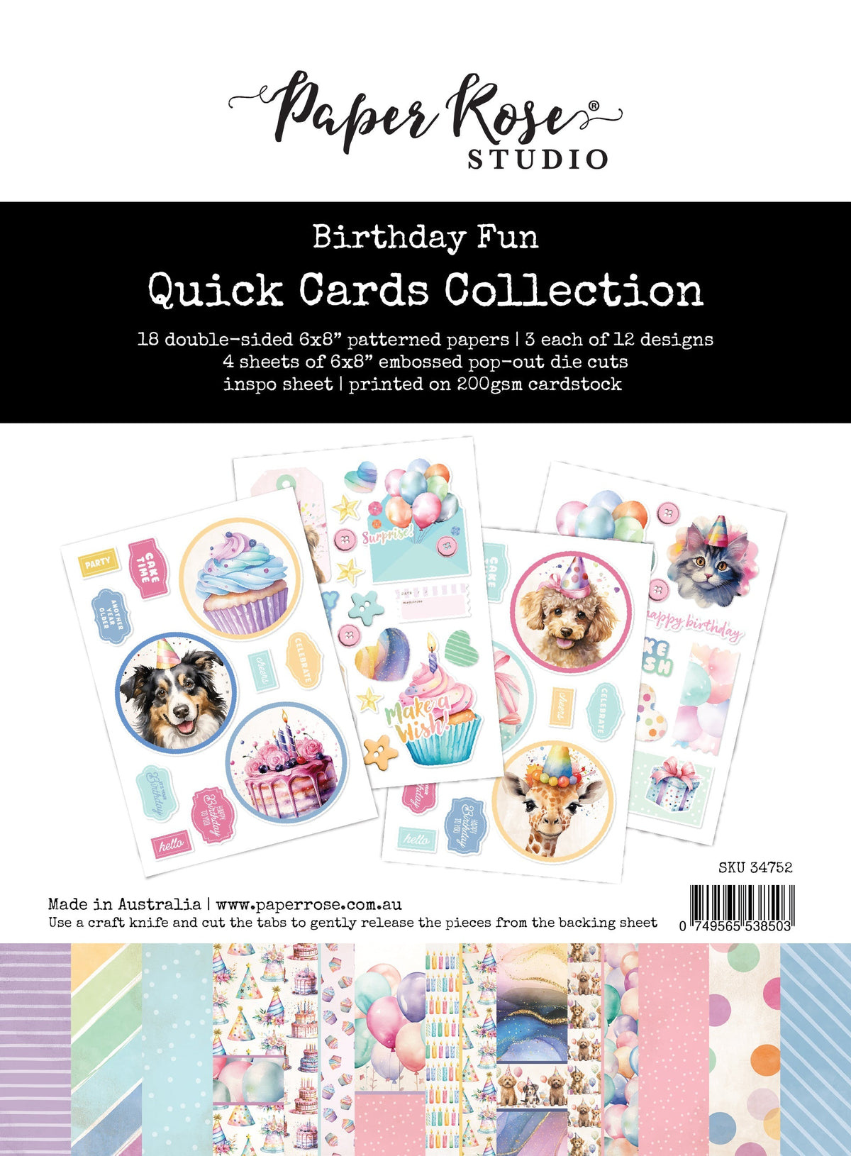 Collection rapide de cartes « Anniversaire amusant » 34752