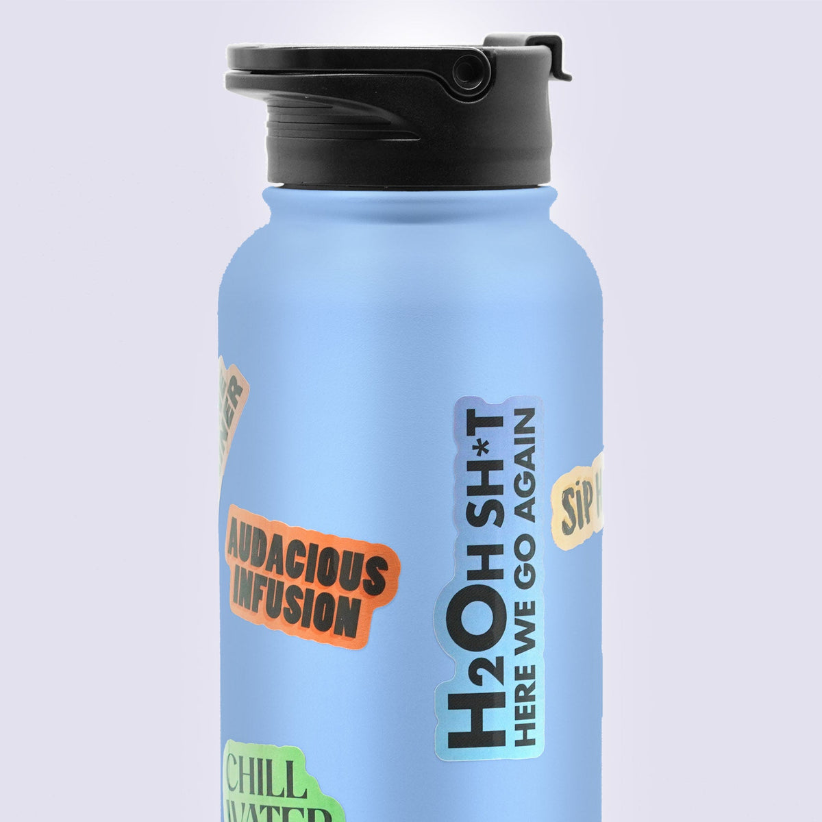 Autocollants Sassy pour bouteilles/tasses - Lot 1
