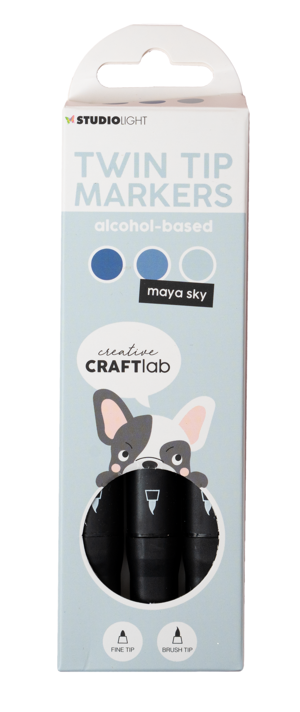 Marqueur à alcool CCL Maya Sky Essentials 48x152x13mm 3 pièces n°11
