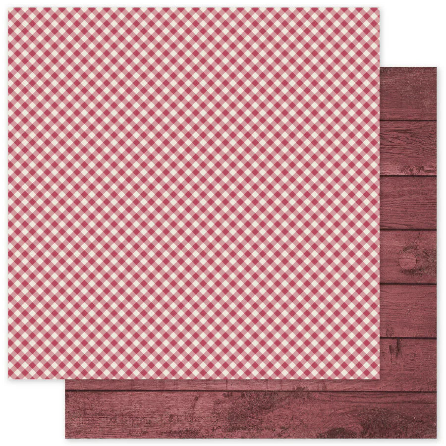 Christmas Holly Basics B Papier 30x30 (Paquet de 12) 35148