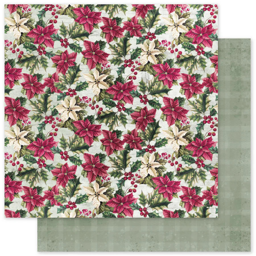 Collection de papier Houx de Noël 6x6 35115