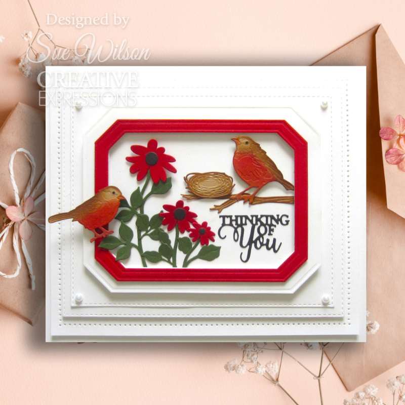 Creative Expressions Sue Wilson Finishing Touches Matrices de découpe Marguerites Dynamiques