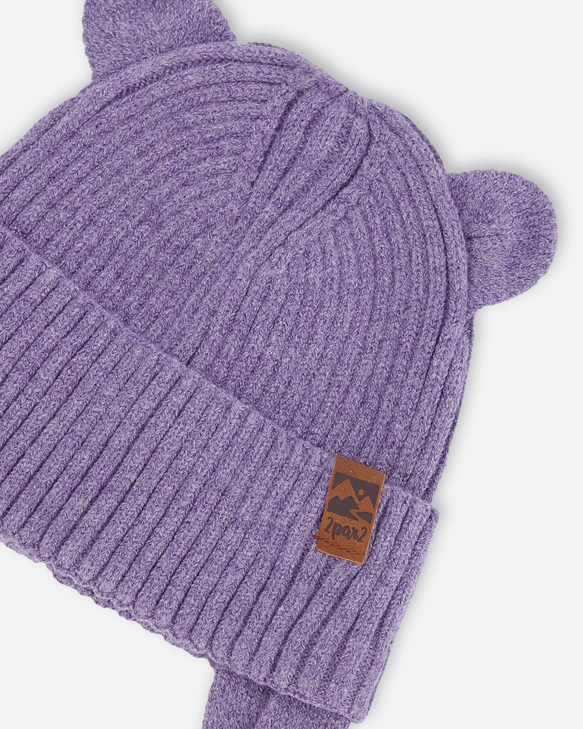 Bonnet Tricot Bébé Lavande
