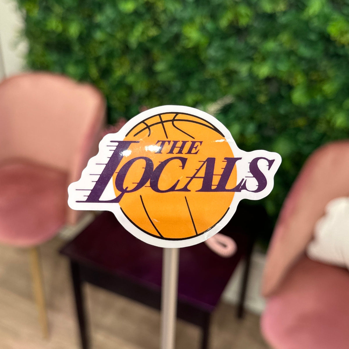 L'autocollant de basket-ball Les habitants