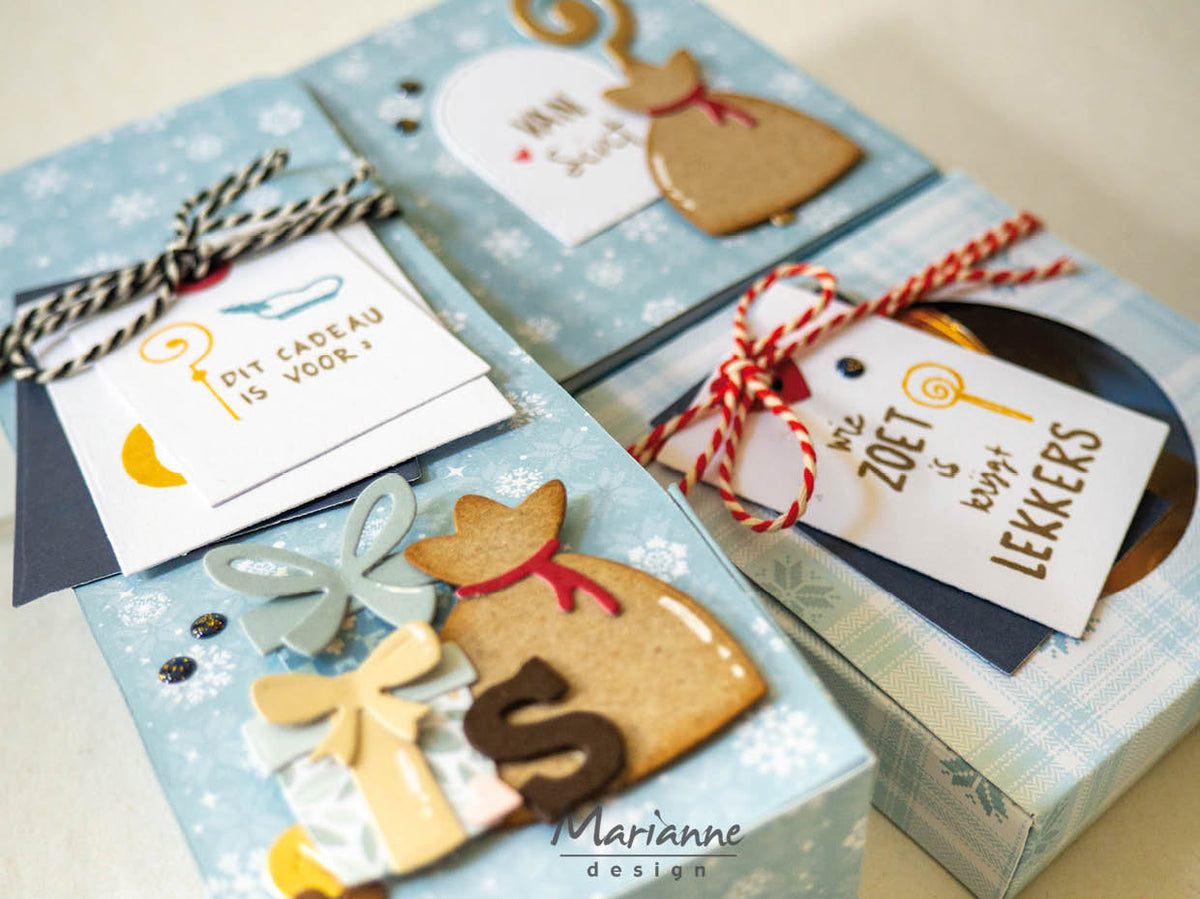 Marianne Design Gabarit artisanal - Boîte à bougie chauffe-plat