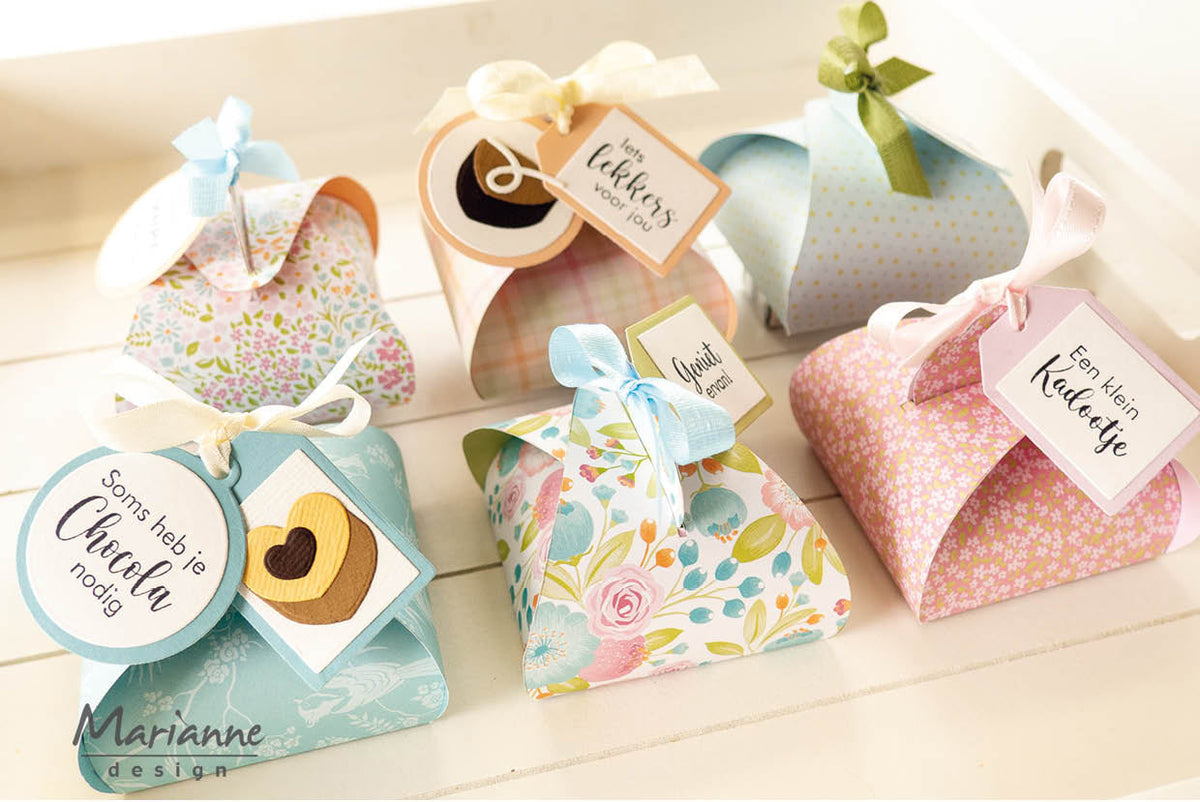 Marianne Design Pochoir créatif - Boîte à bonbons