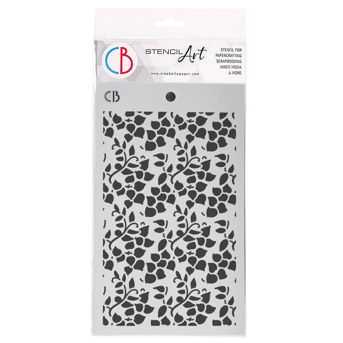 Pochoir de texture Ciao Bella 12,7x20,3 cm Sous-bois