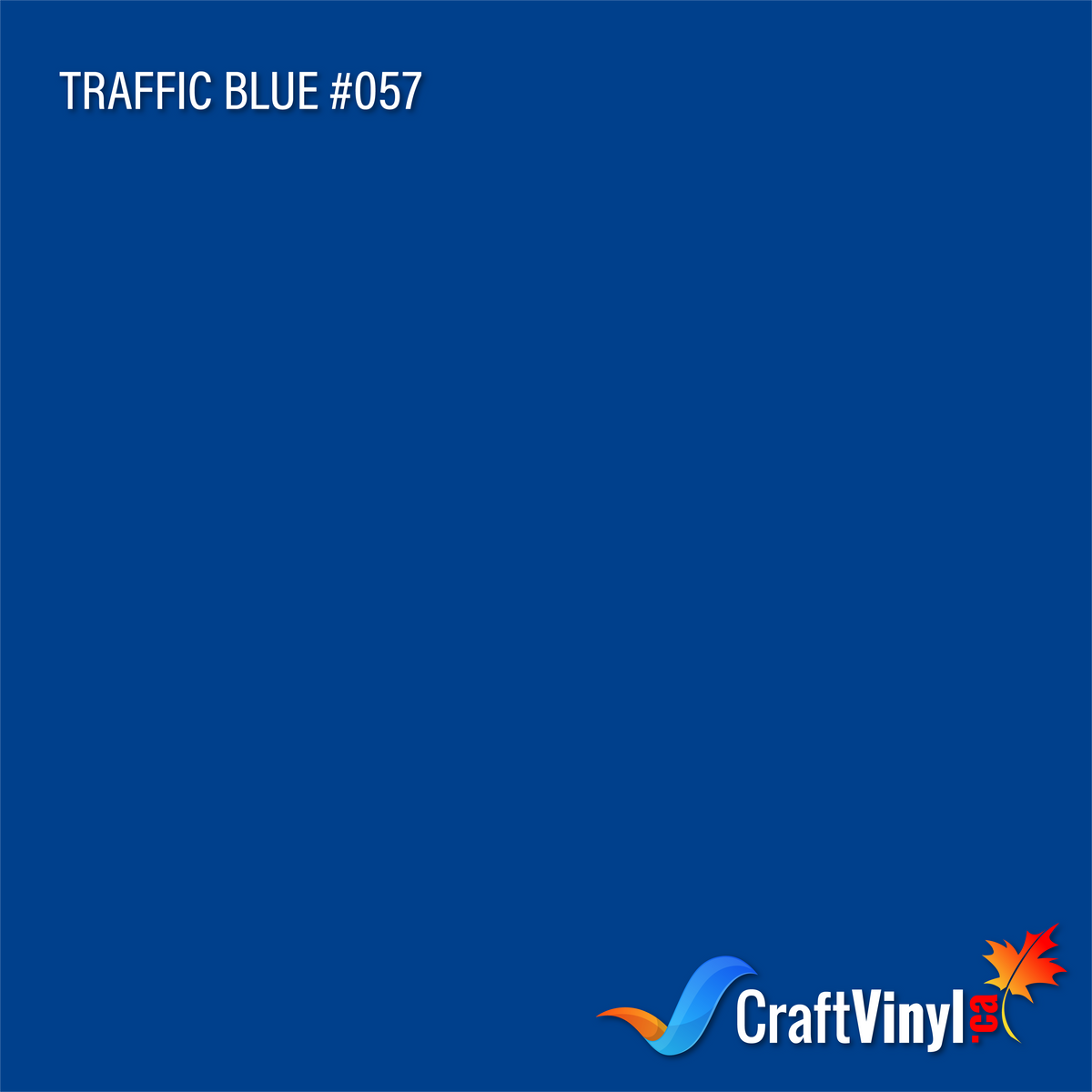 Oracal 651 Glossy Traffic Blue #057 12''x5ft