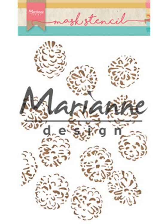 Marianne Design Pochoir Pommes de pin Tiny's