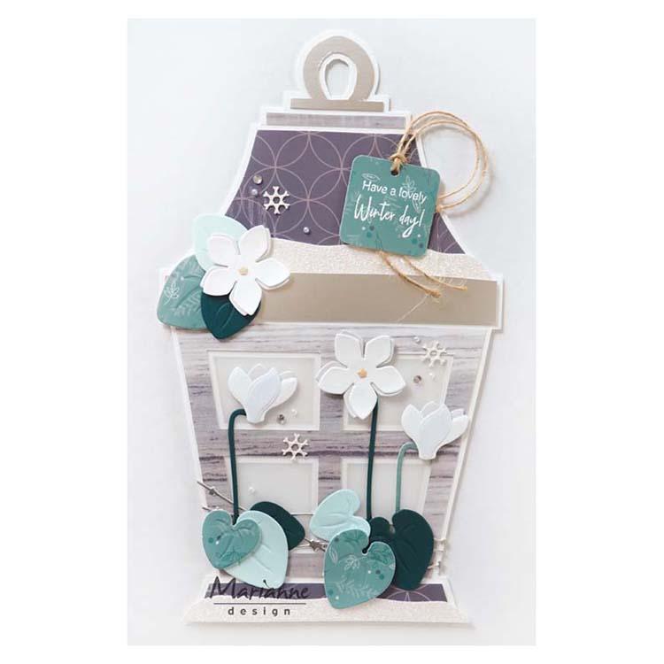 Marianne Design Pochoir Artisanat Lanterne Par Marleen