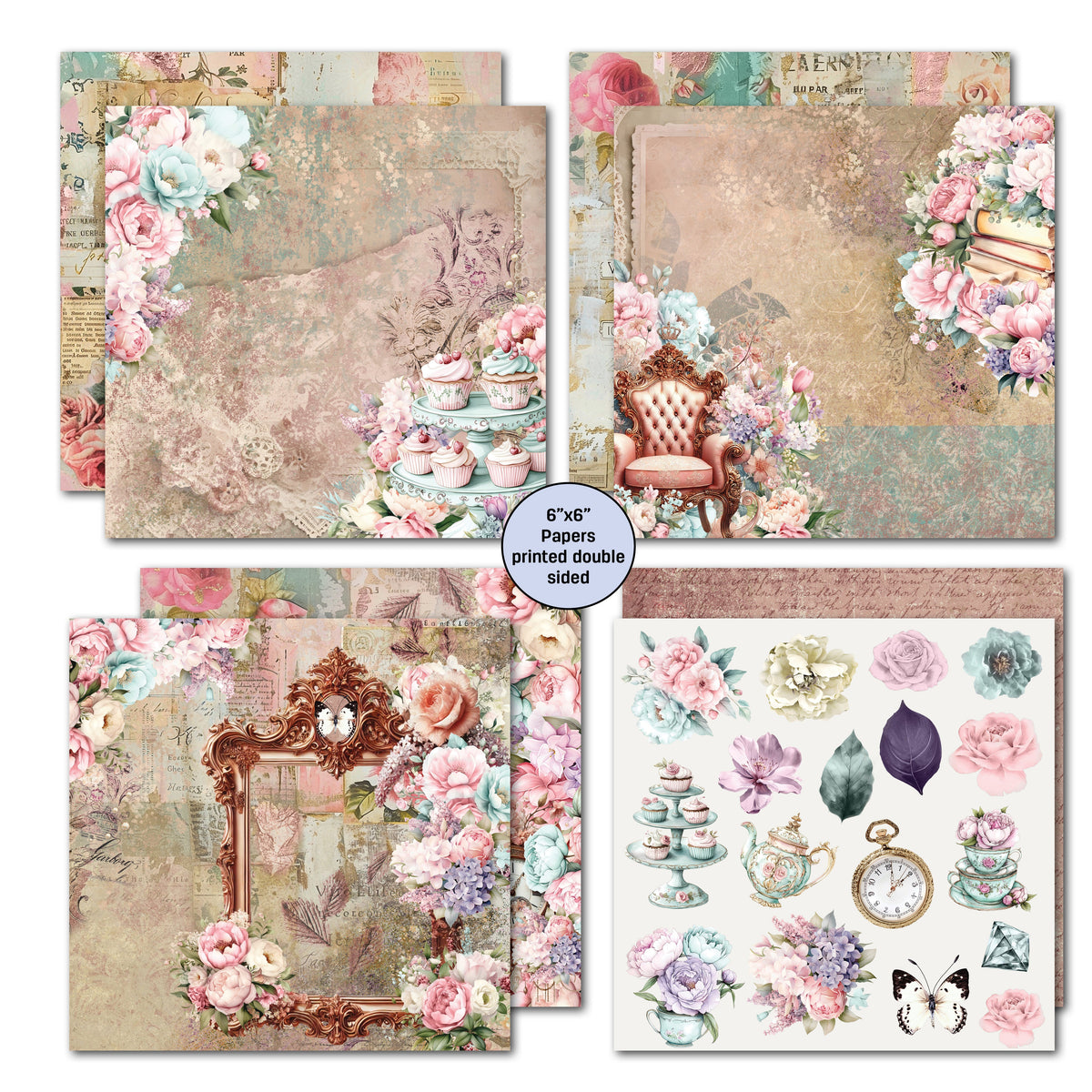 Papiers 3Quarter Designs Positivi-Tea 6x6