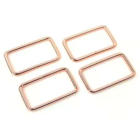 Sallie Tomato Lot de quatre anneaux rectangulaires 3,8 cm