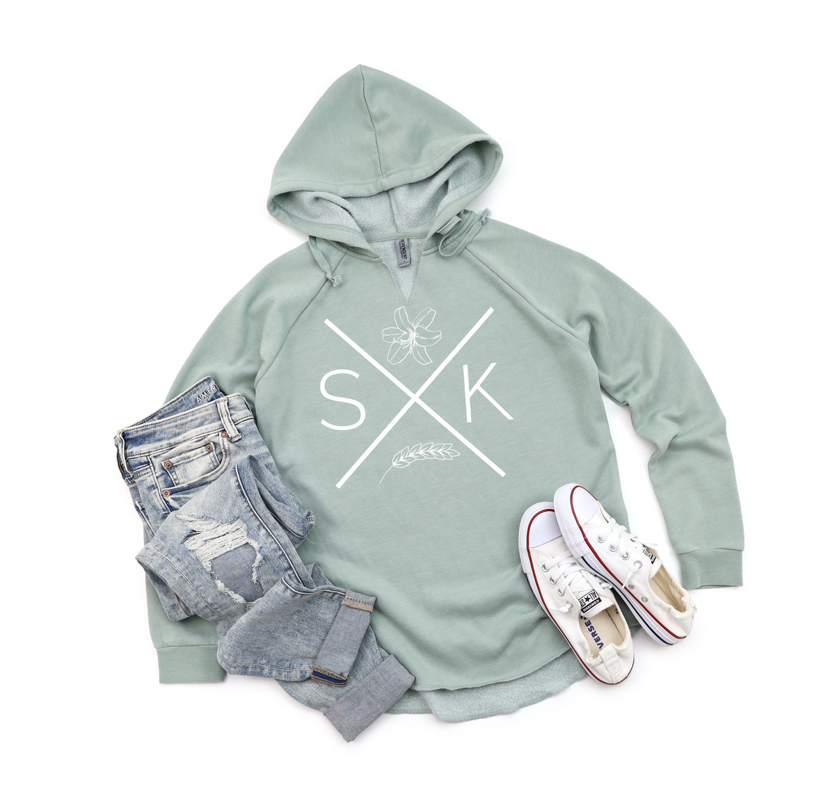 Chandail Kangourou de Qualité Supérieure pour Femme Sask X | Vêtements Saskatchewan