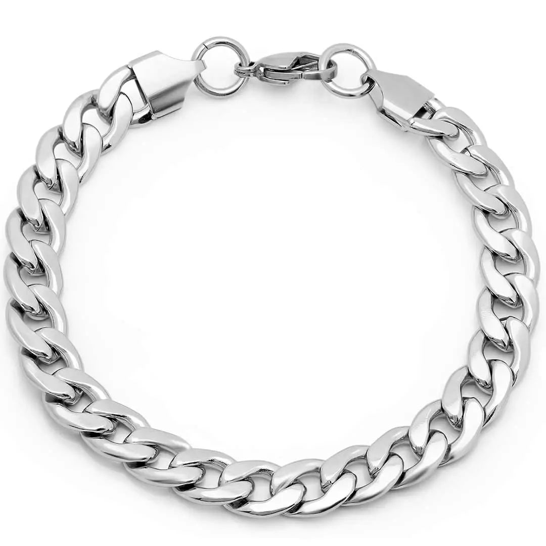 Bracelet cubain classique Steeltime