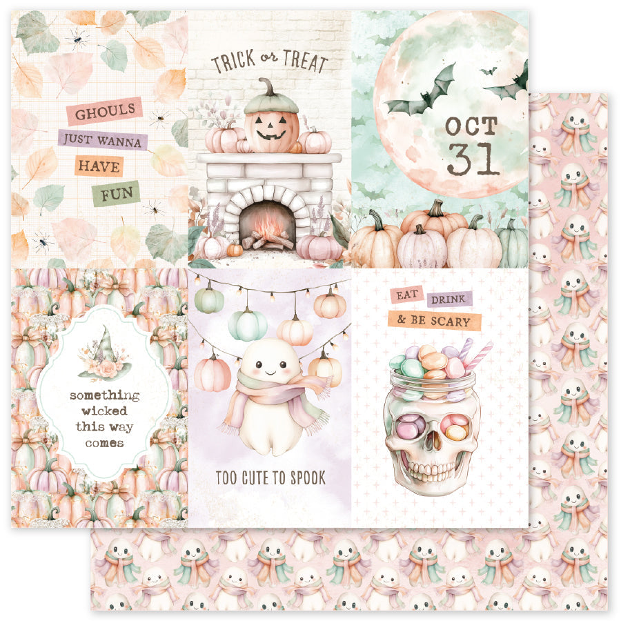 Collection de papiers Douceur & Effroi 30x30 cm 35212