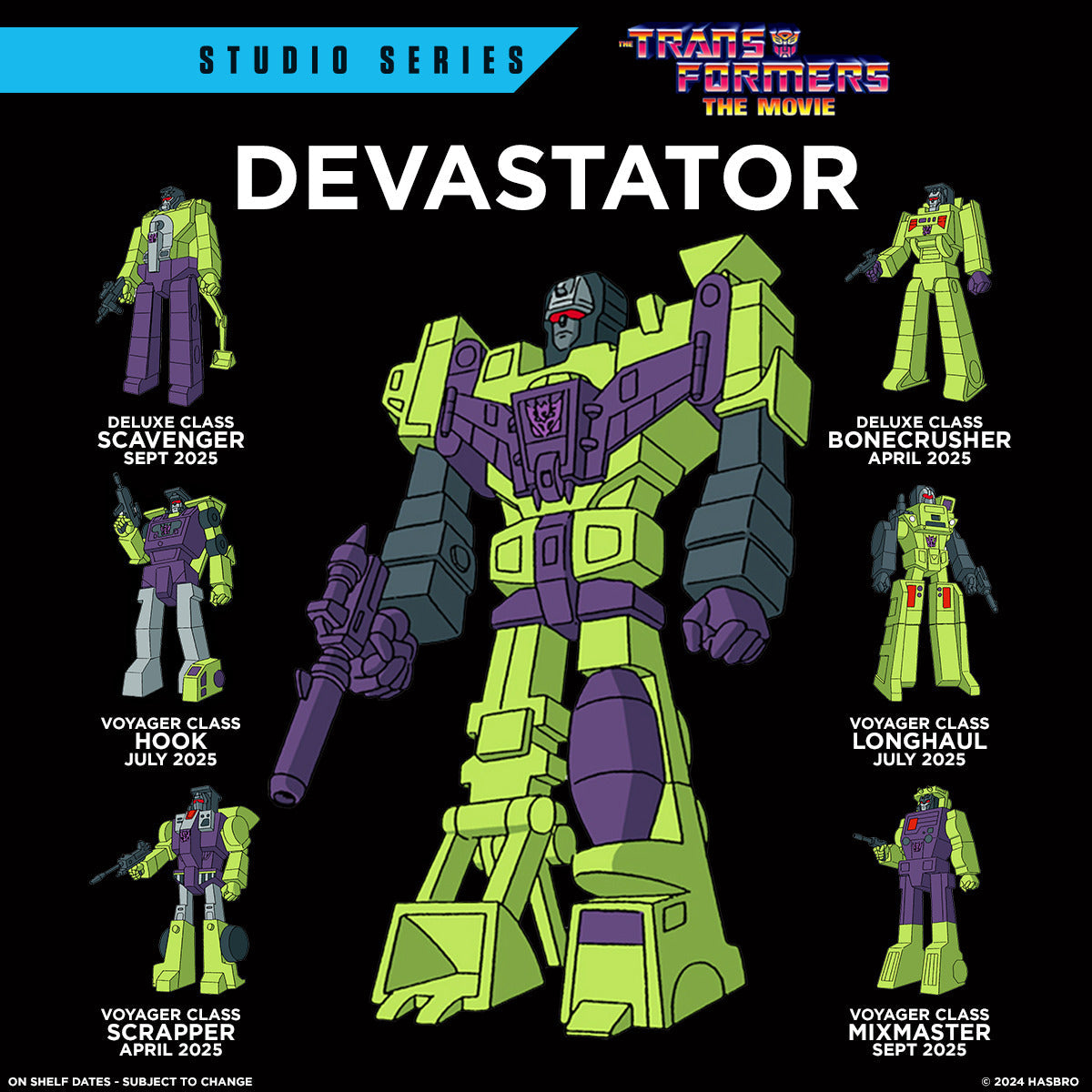 Transformers Studio Series Classe Deluxe Transformers : Le Film Bonecrusher