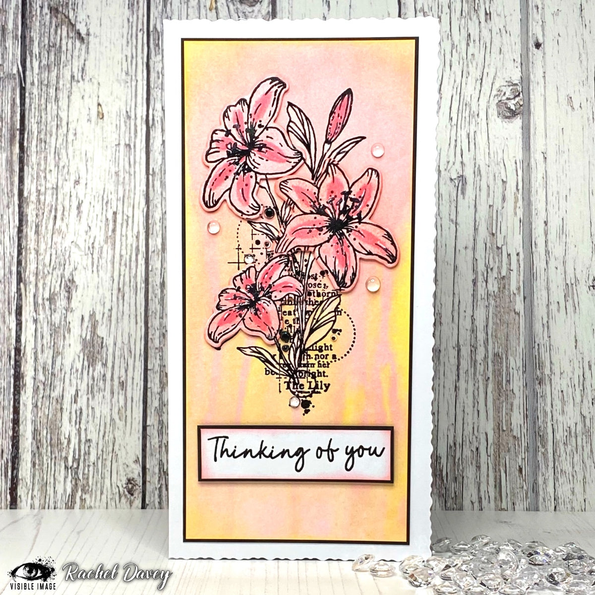 Visible Image Lilies With Love - A6 Stamp Set