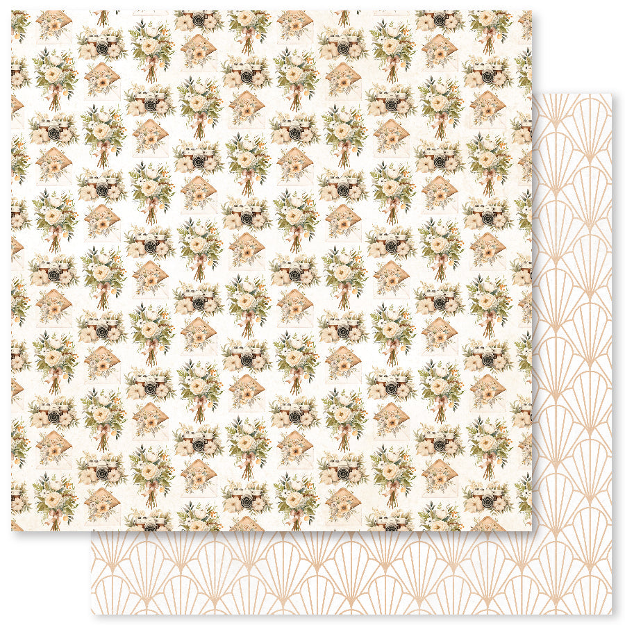 Papier Wedding Joy F 30,5 x 30,5 cm (lot de 12) 34206
