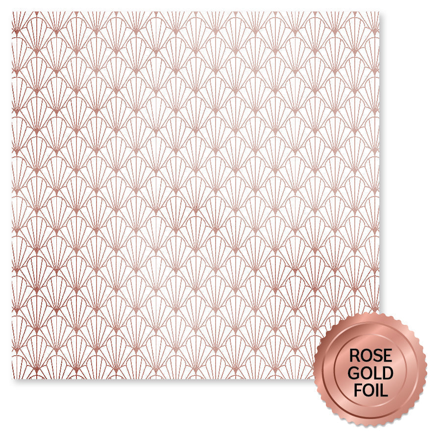 Wedding Joy Foil Rose Gold 6x6 Paper Collection 34581