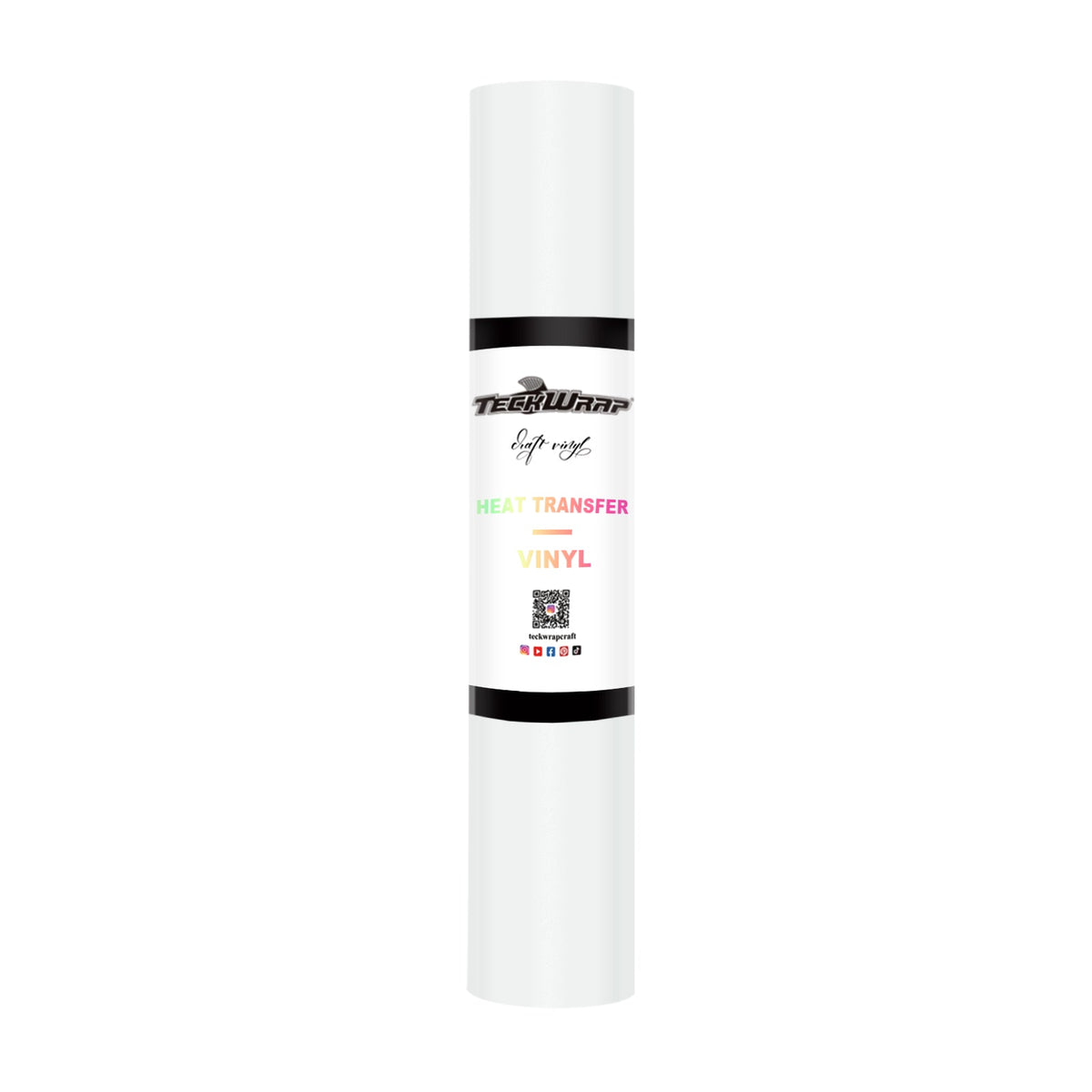 Vinyle de transfert thermique Teckwrap en polyuréthane - Blanc | Durable et facile à utiliser pour toutes les applications !