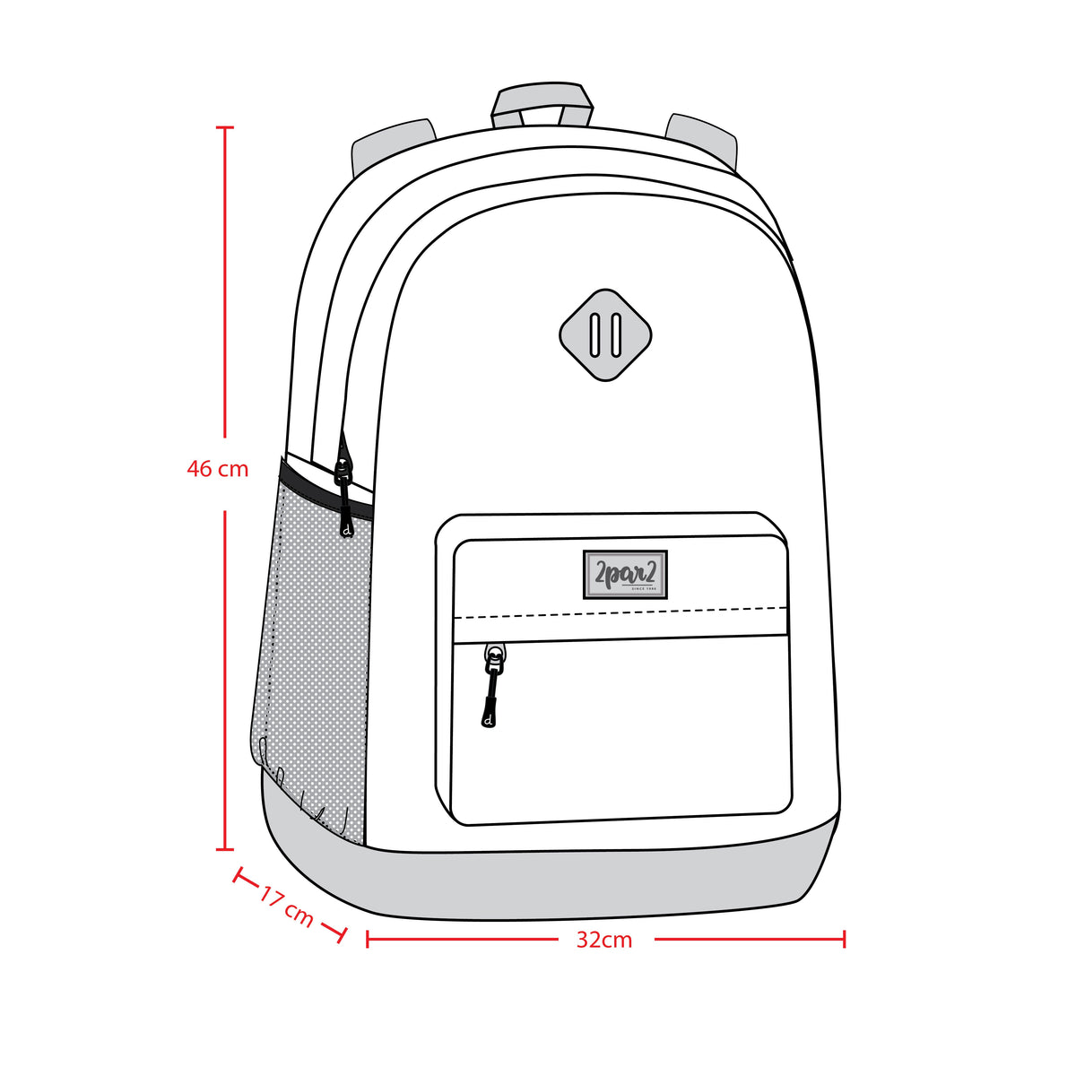 Kids Backpack Blue And Grey Camouflage